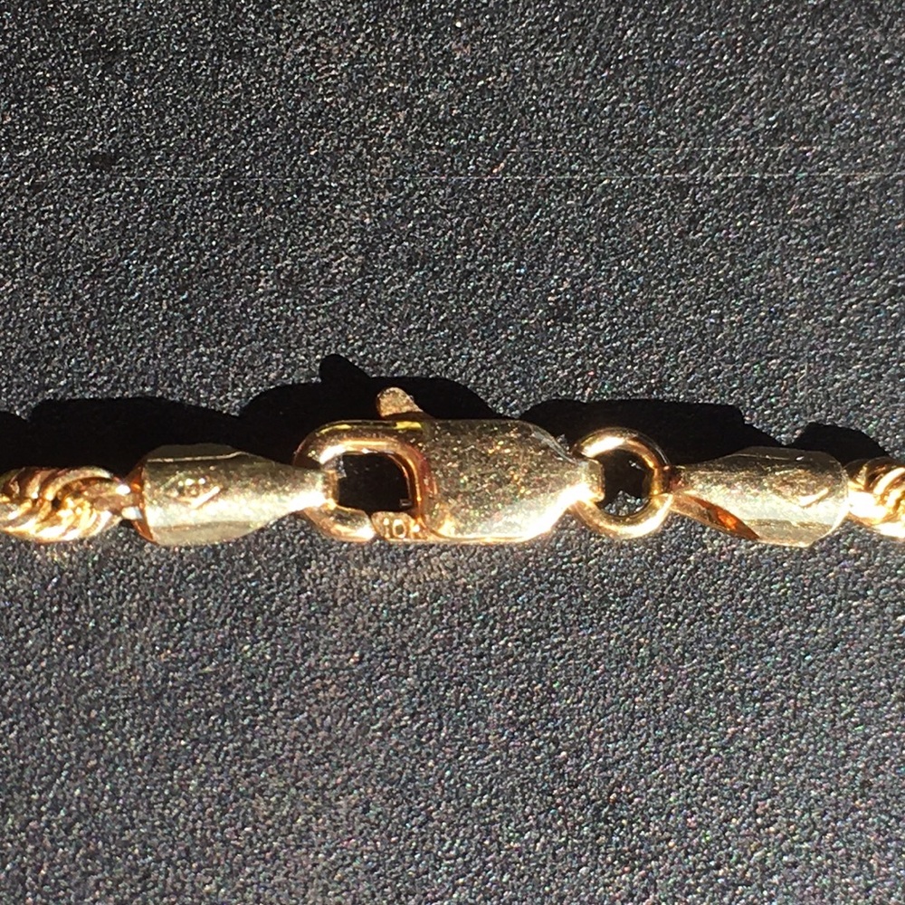 24” 10K Gold Rope Chain